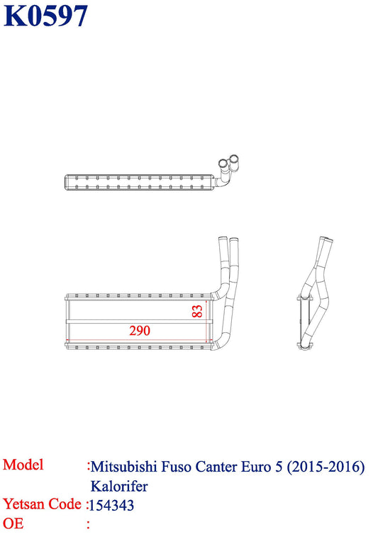 MITSUBISHI Fuso Canter Euro 5 (2015 - 2016)