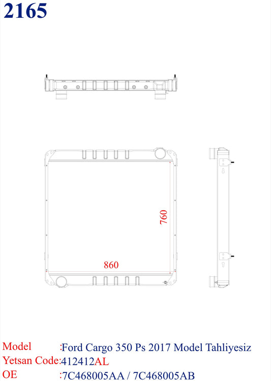 FORD Cargo 350 PS 2017 Model