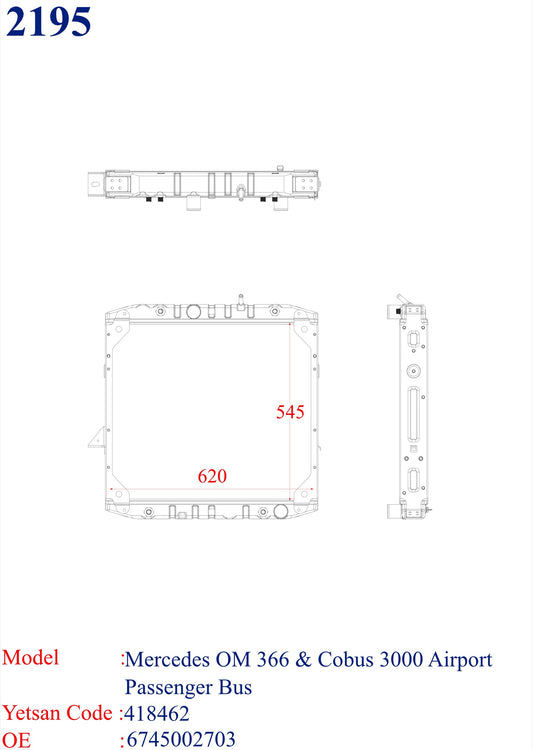 MERCEDES OM366 & COBUS 3000 Airport Passanger Bus