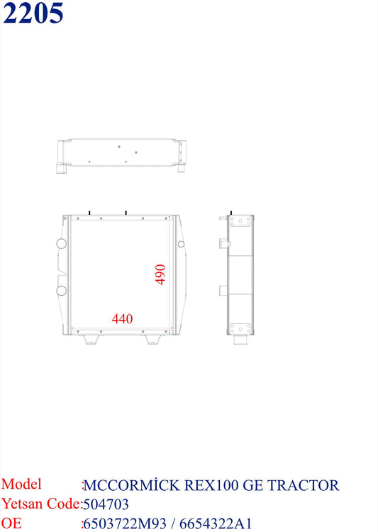 MC CORMICK REX 100 GE