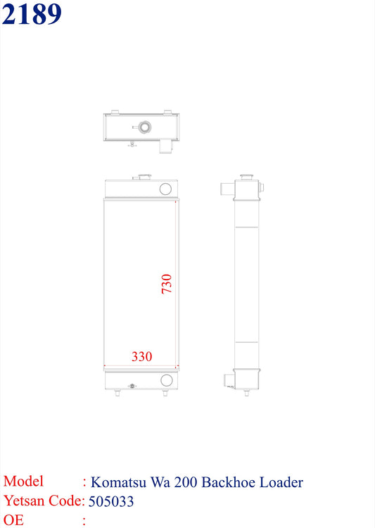 KOMATSU WA 200 Backhoe Loader