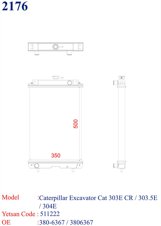 CATERPILLAR Excavator Cat 303E CR / 303.5E / 304E
