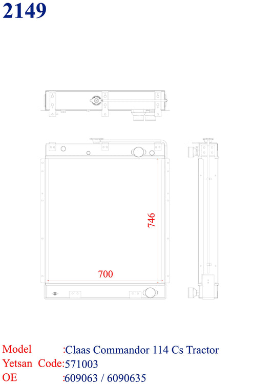 CLAAS Commandor 114 Cs Tractor