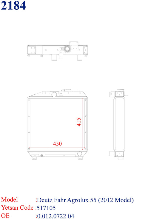 DEUTZ-FAHR Agrolux 55 2012 Model