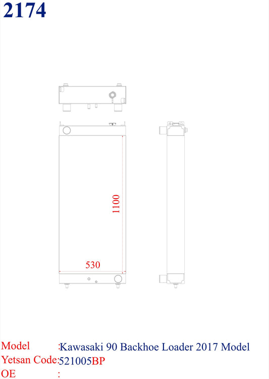 KAWASAKI 90 Backhoe Loader 2017 Model