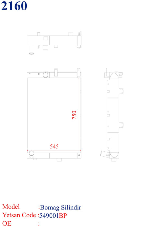 BOMAG Asphalt Roller Cooler Set