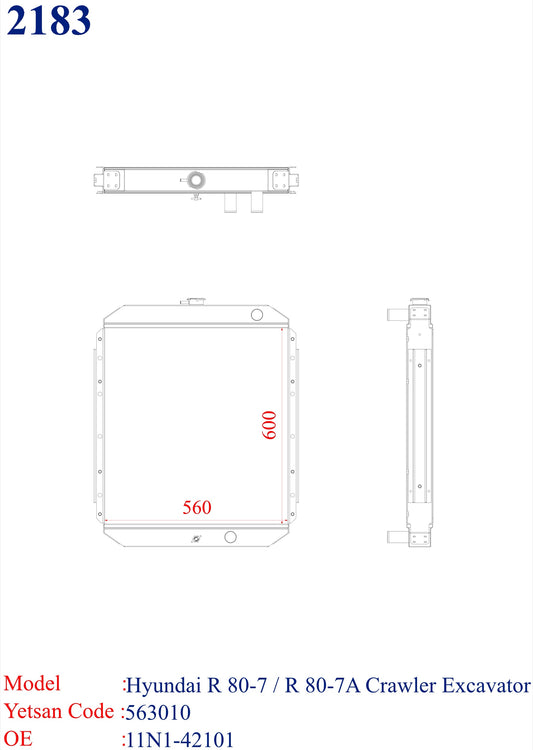 HYUNDAI R 80-7 / R 80-7A Crawler Excavator