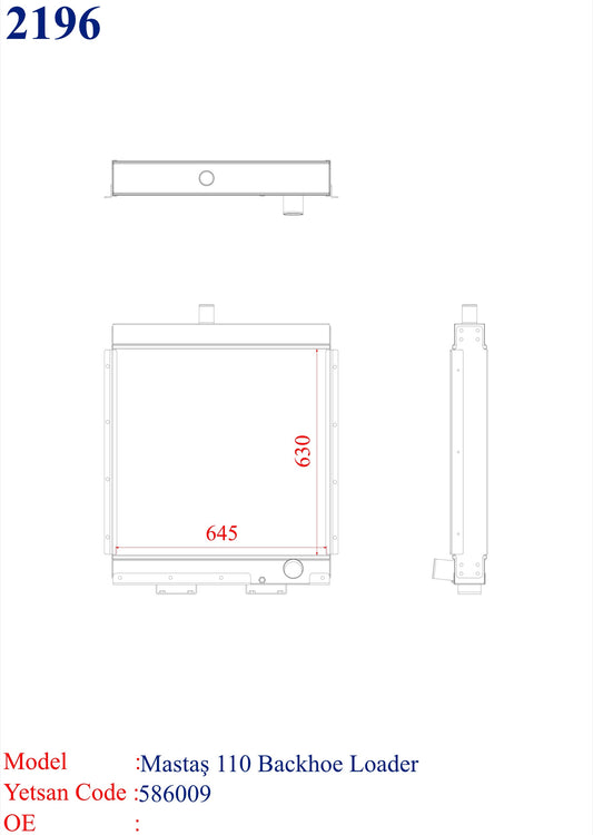 MASTAS 110 Backhoe loader
