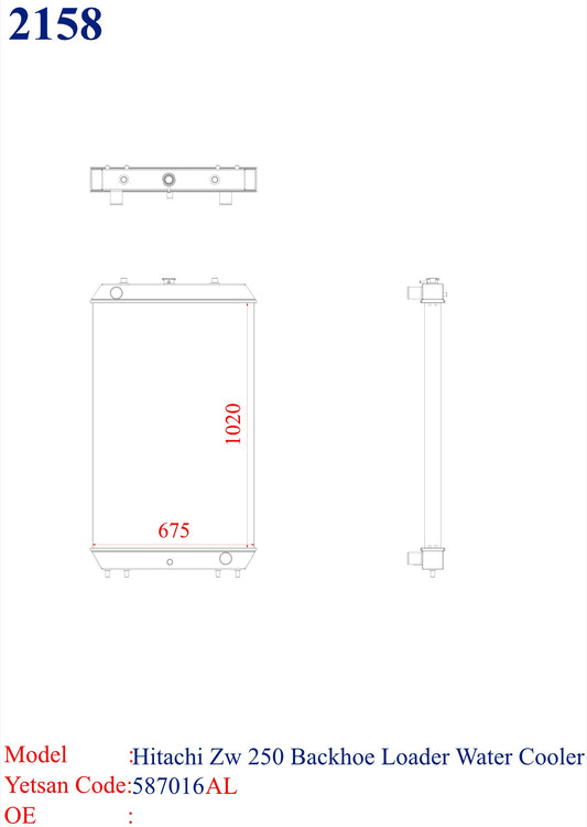 HITACHI ZW 250 Backhoe Loader
