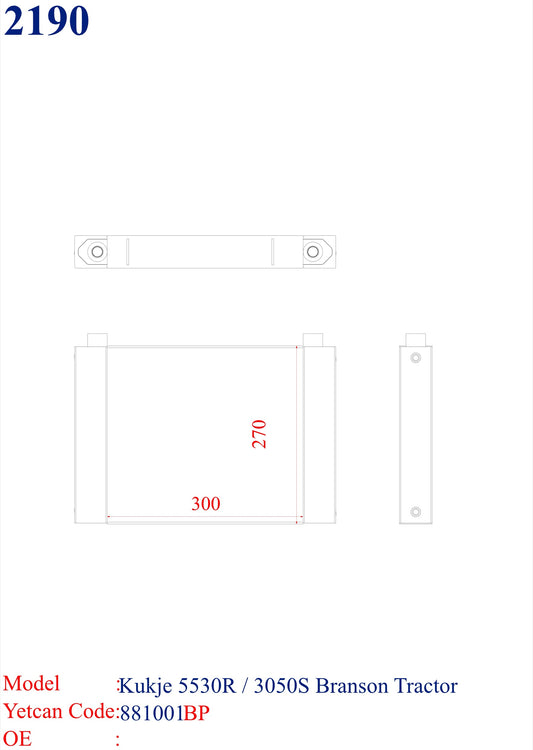 BRANSON KUKJE 5530R / 3050S
