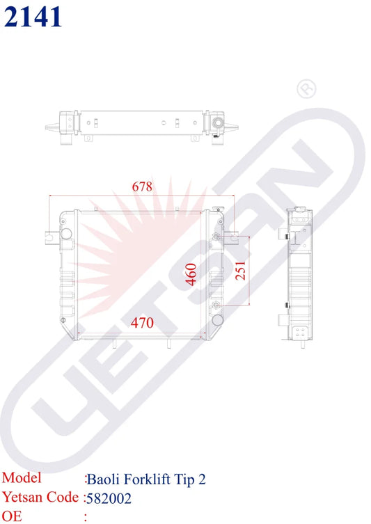Baoli Forklift Type 2