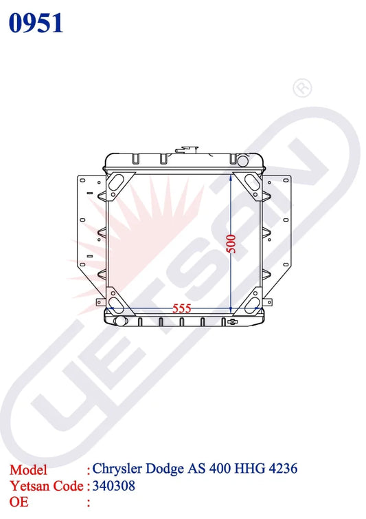 Chrysler Dodge As 400 Hhg 4236
