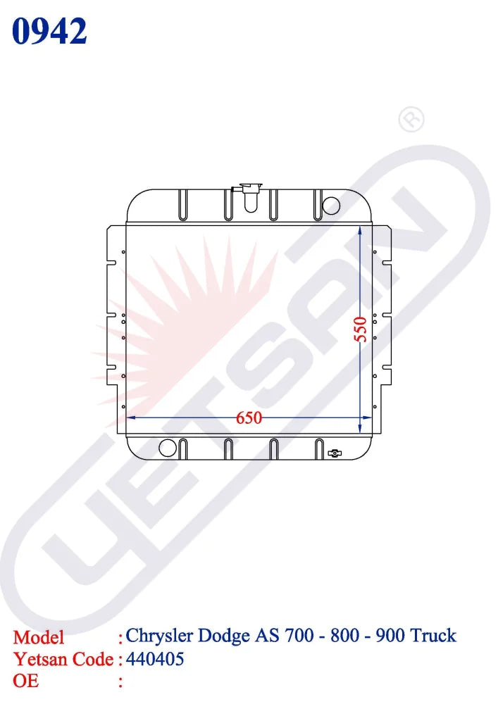 CHRYSLER Dodge AS 700 800 900 Truck Yetsan Catalog