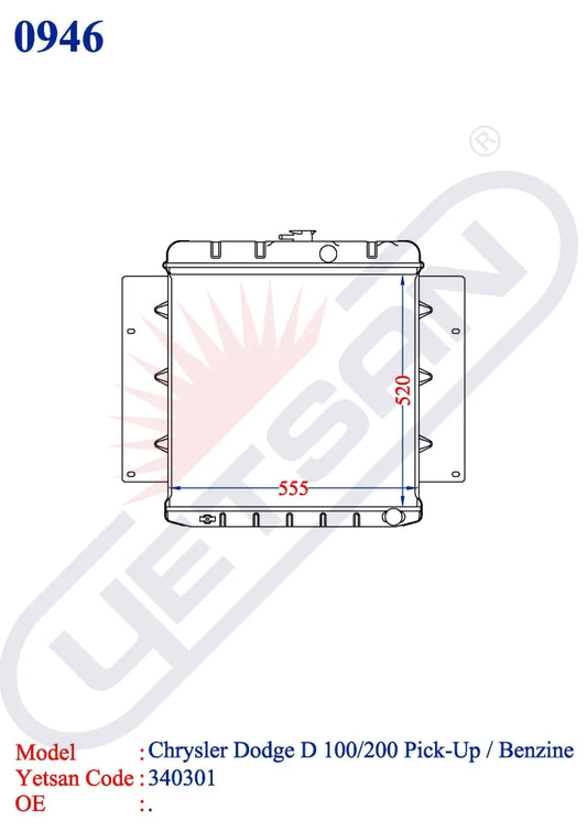 Chrysler Dodge D 100 / 200 Pick-Up/Benzine