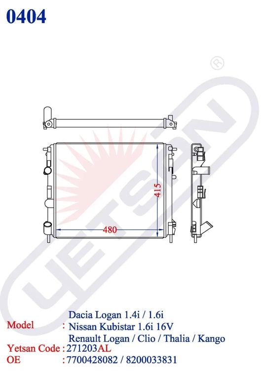 Dacia Logan 1.4 I / 1.6I