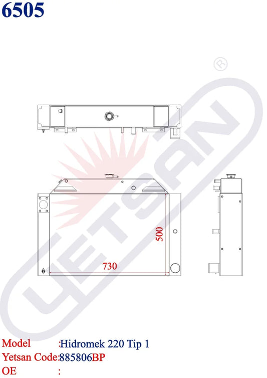 Hidromek Excavator 220 Type-1