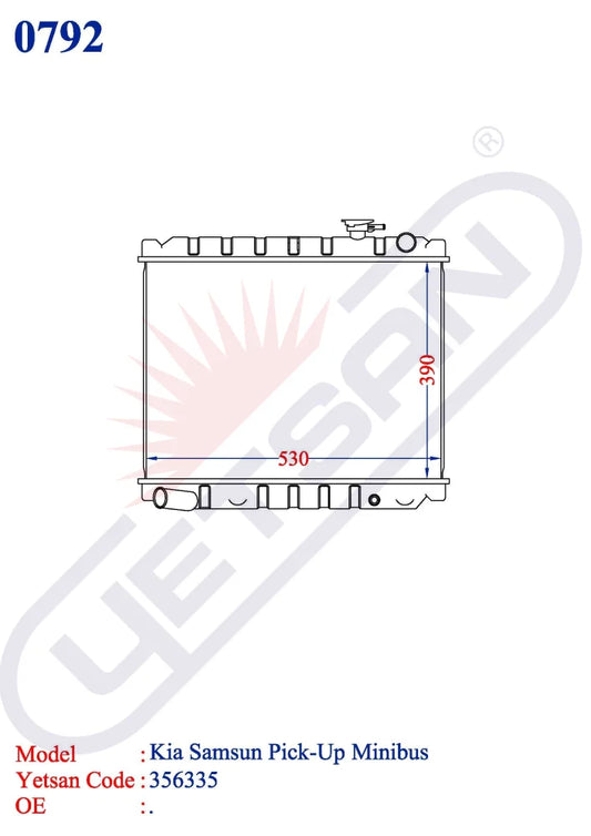 Kia Samsun Pick-Up Minibus