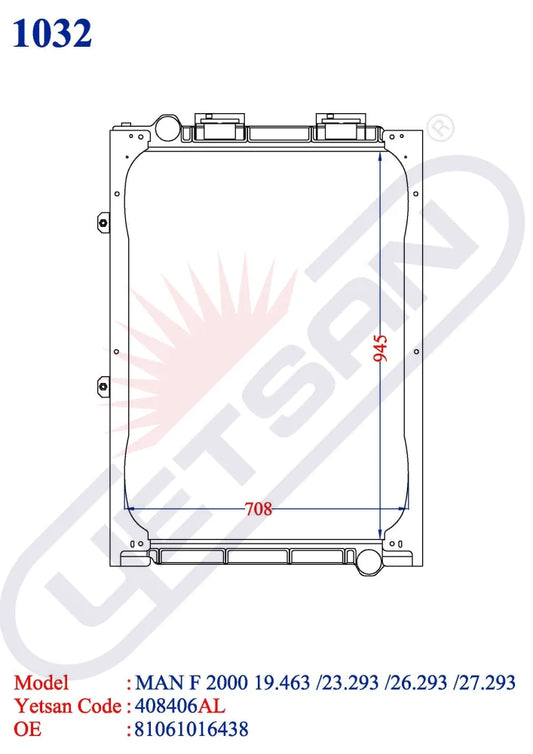 Man F2000 19.463 / 343 403-23.293 403 463- 26.293 27.293 403- 32.293 33.343