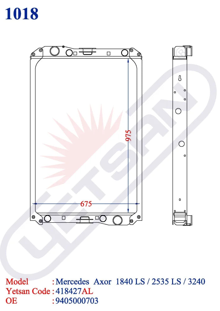 Mercedes Benz Axor 1835 Ls / 1840 1843 2535 2540 2543 3240