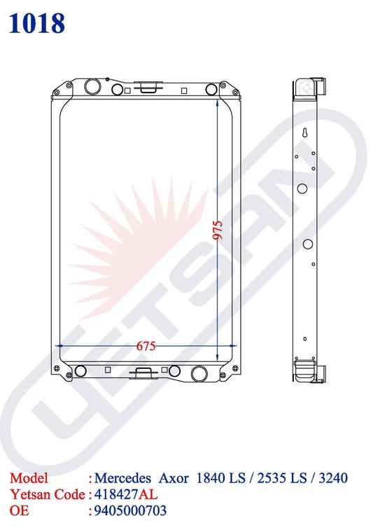 Mercedes Benz Axor 1835 Ls / 1840 1843 2535 2540 2543 3240