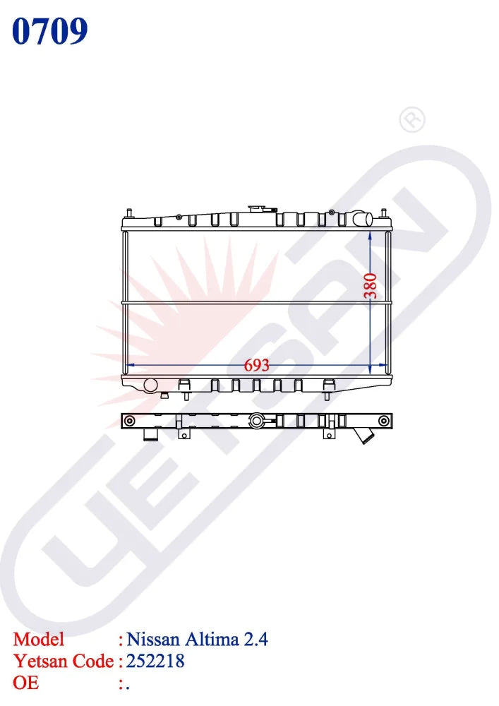 NISSAN Altima 2.4 Yetsan Catalog