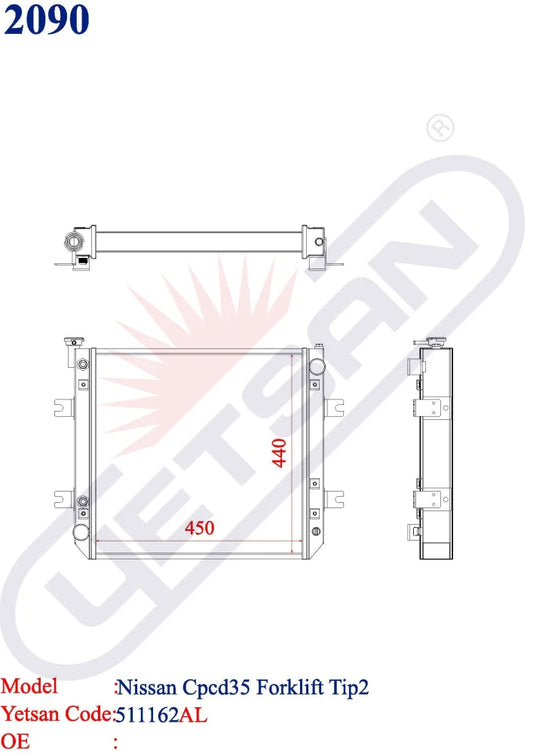 Ni̇ssan Cpcd35 Forklift Type: 2