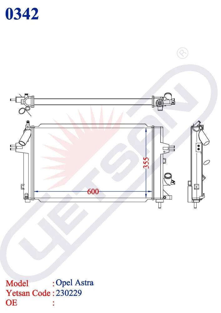OPEL Astra Yetsan Catalog