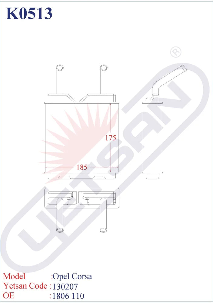 OPEL Corsa Yetsan Catalog