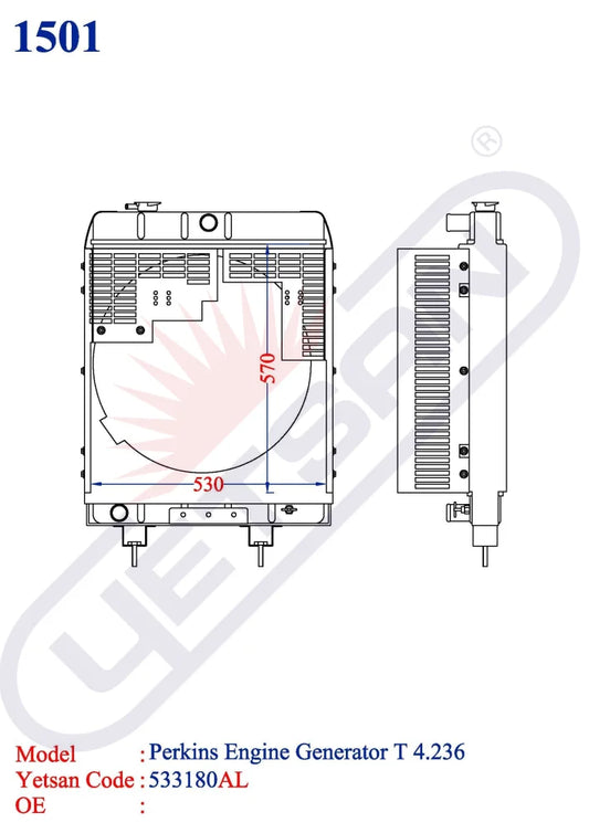 Perkins Engine Generator T 4.236