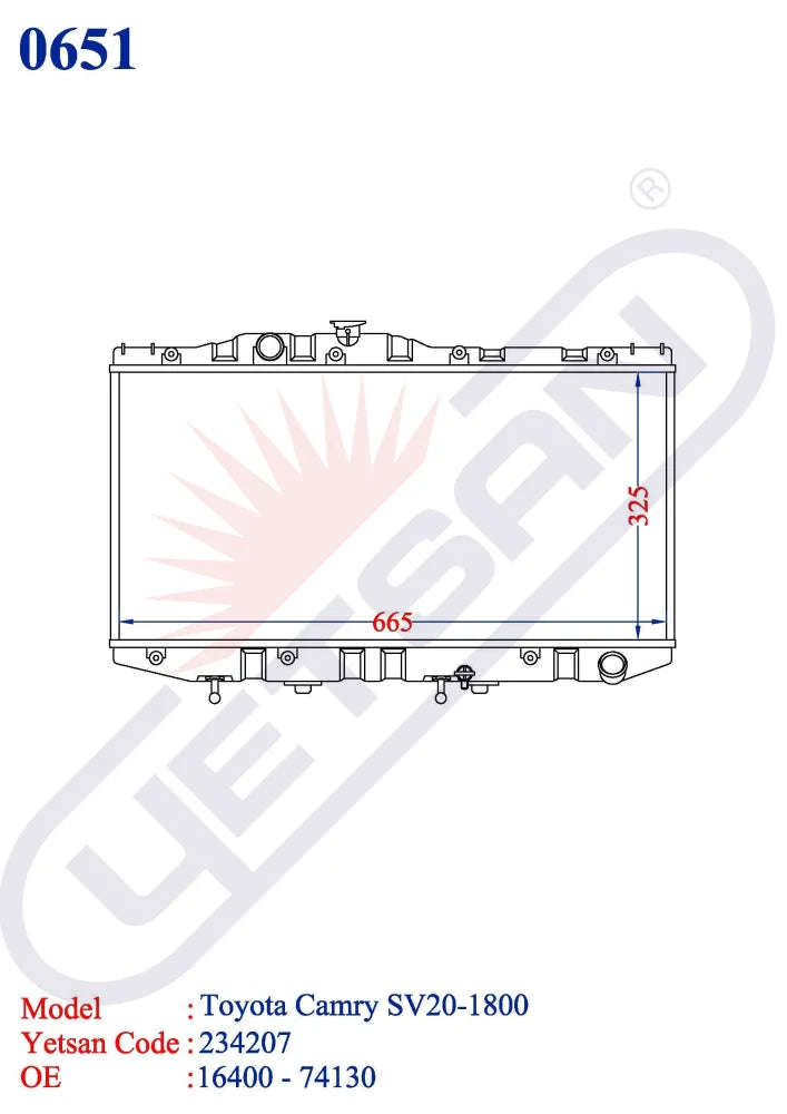 TOYOTA Camry SV201800 Yetsan Catalog