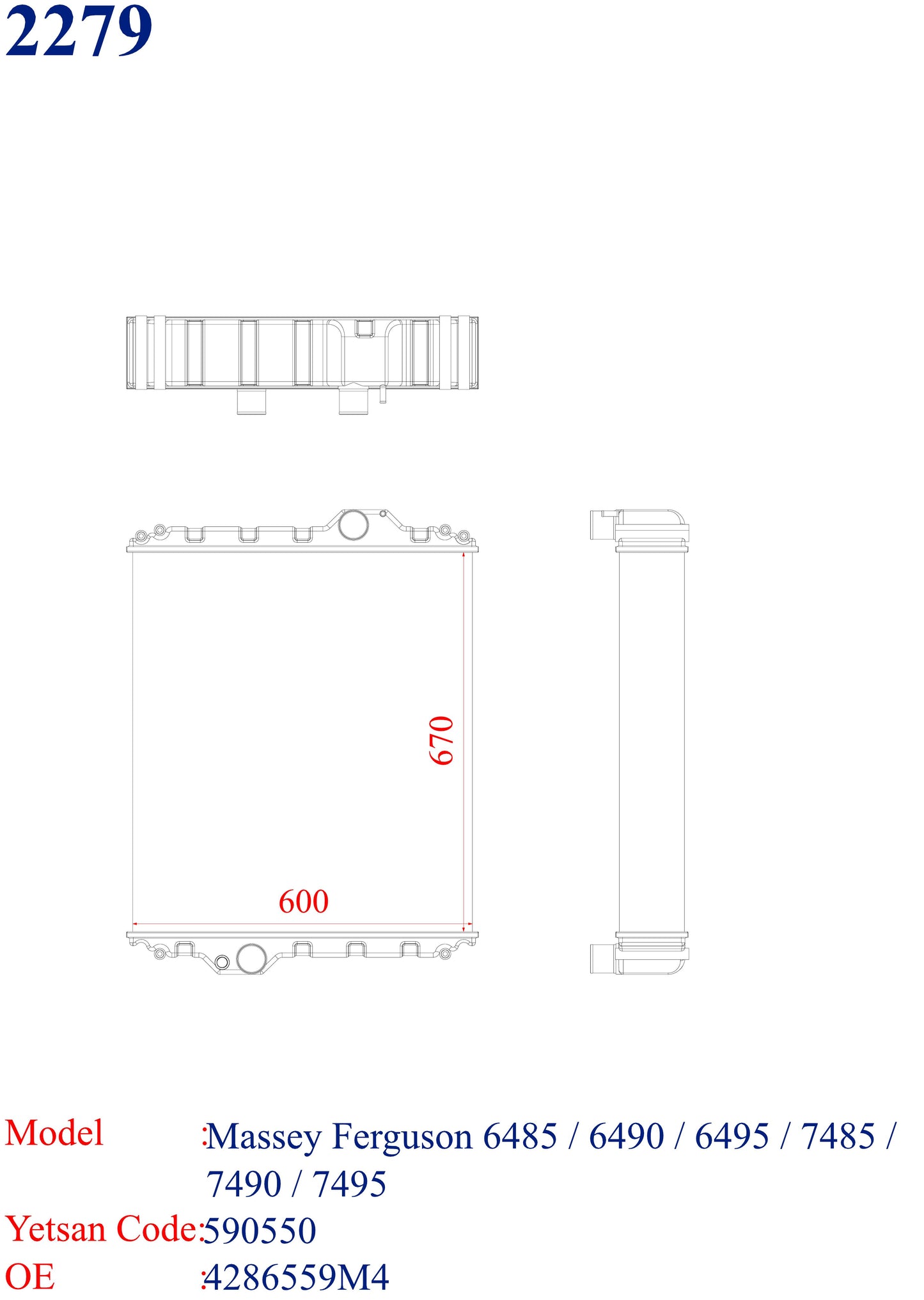 MASSEY FERGUSON 6485 / 6490 / 6495 / 7485 / 7490 / 7495