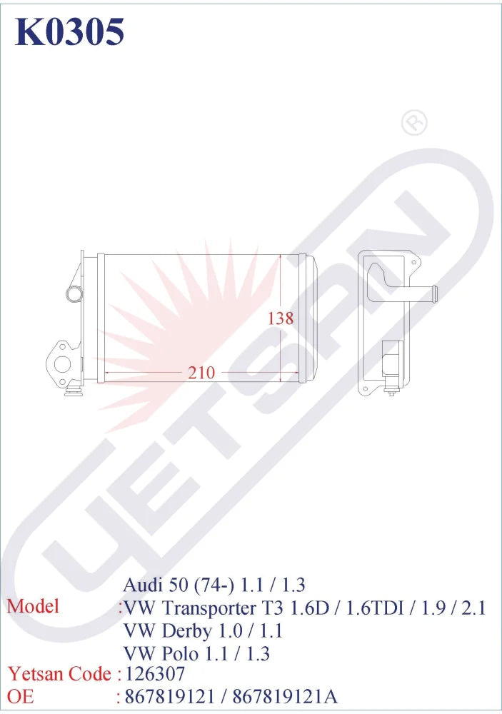 Audi 50 (74-) 1.1 / 1.3