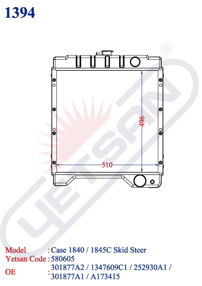 Case 1840 / 1845C Skid Steer