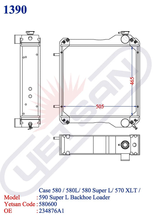 Case 580 / 580L Super L/ 570Xlt 590 L Backhoe Loader
