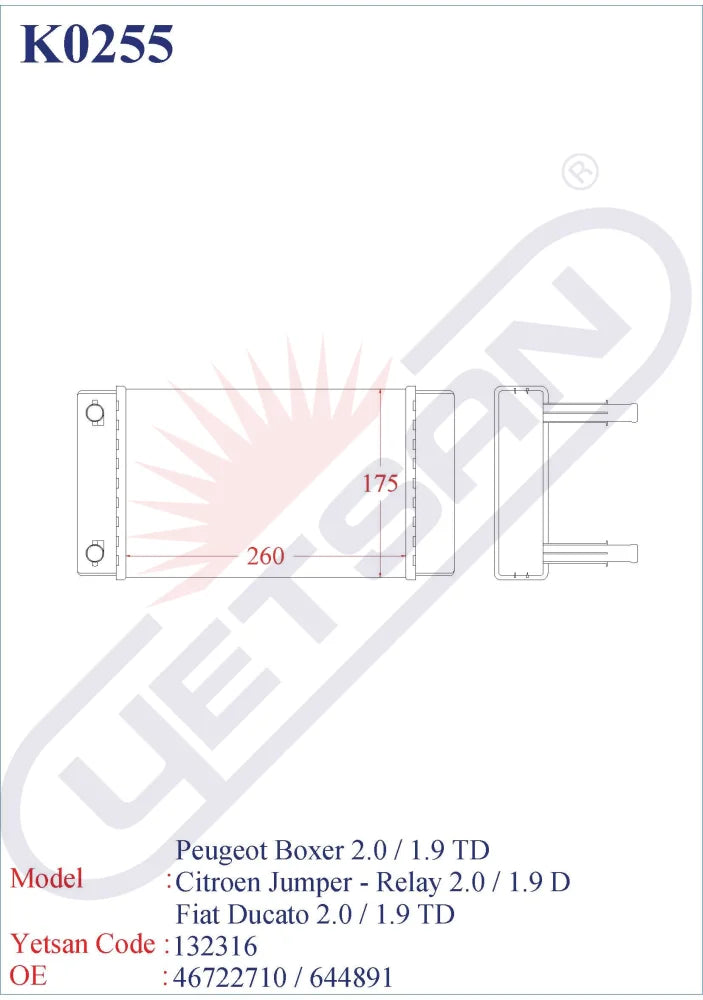 Citroen Jumper 2.0 / 1.9 D Td 2.5 2.8 Hdi Relay