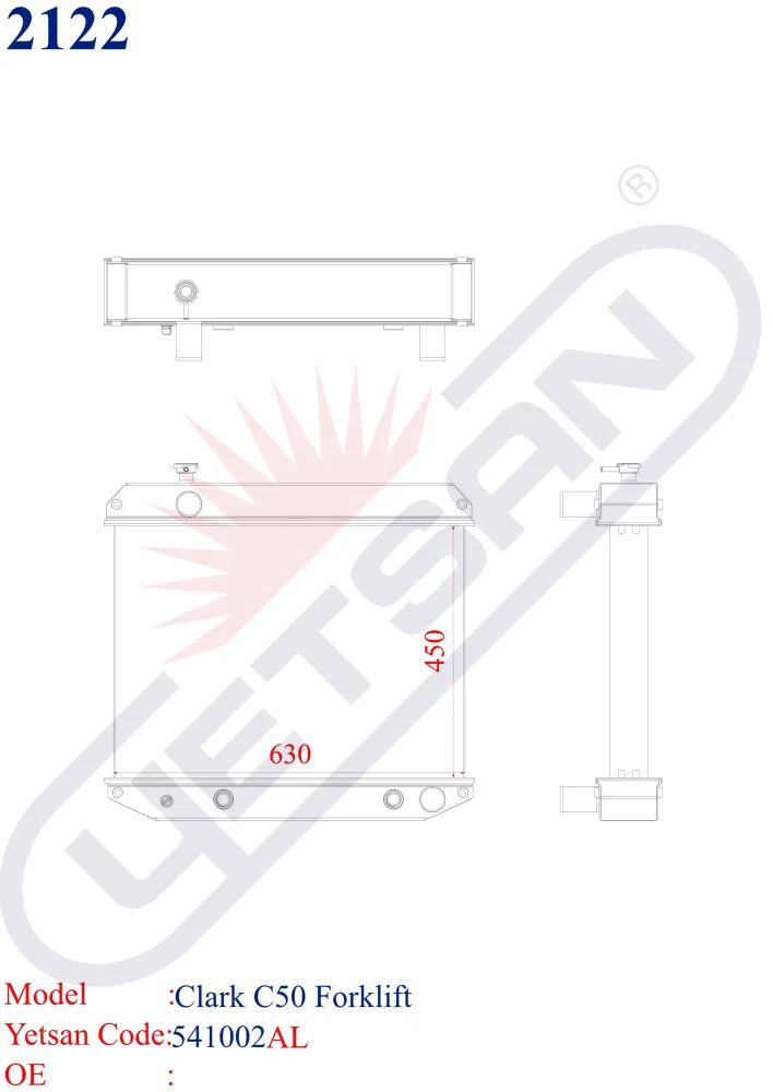 Clark C50 Forklift