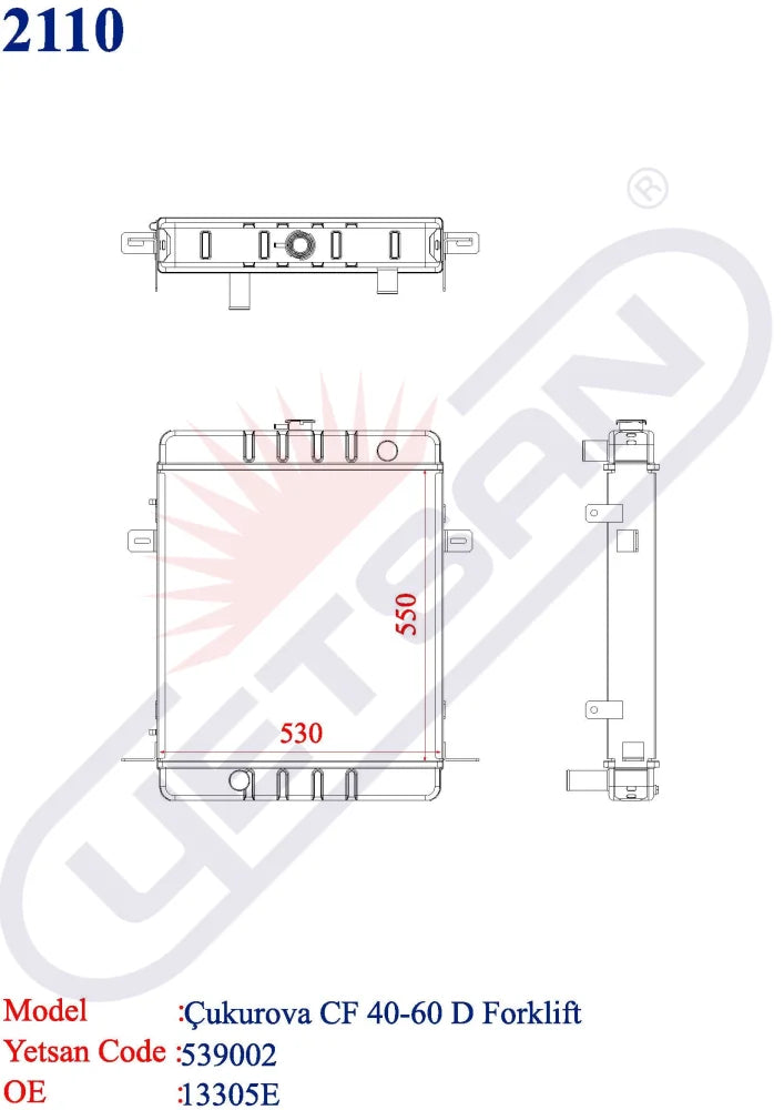 Cukurova Cf 40-60D Forklift