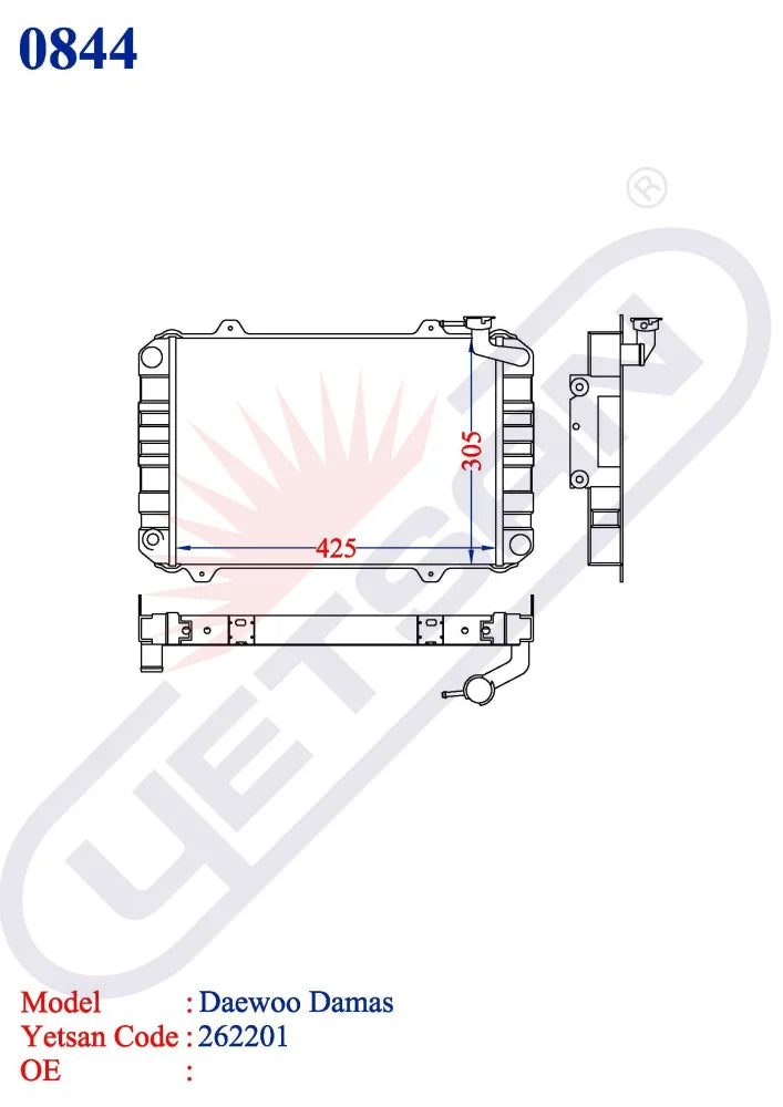 DAEWOO Damas Yetsan Catalog
