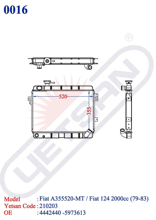 Fiat 124 2000Cc 79-83 (A355520)