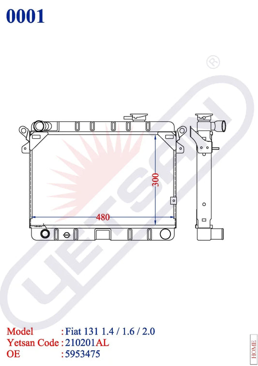 Fiat 131 1.4 / 1.6 2.0