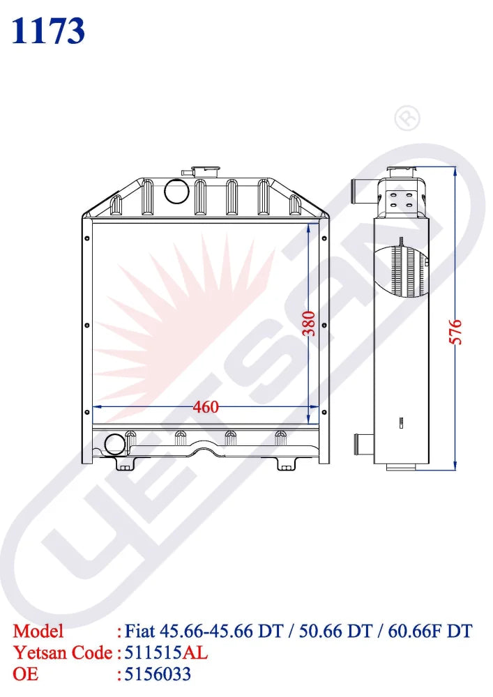 Fiat 45.66-45.66 Dt / 50.66-50.66 60.66F-60.66F Tk55.65 F - V M Tk55.75