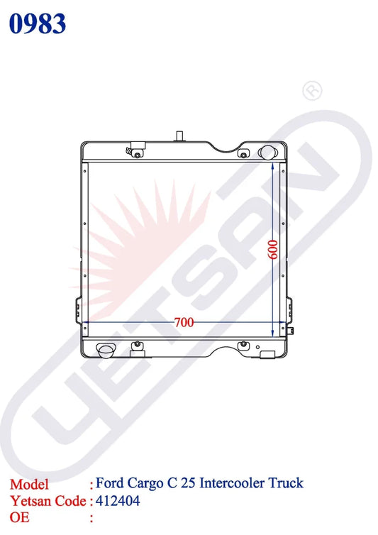 Ford Cargo C 25 Intercooler Truck