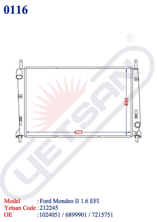 Ford Mondeo Ii 1.6 Efi