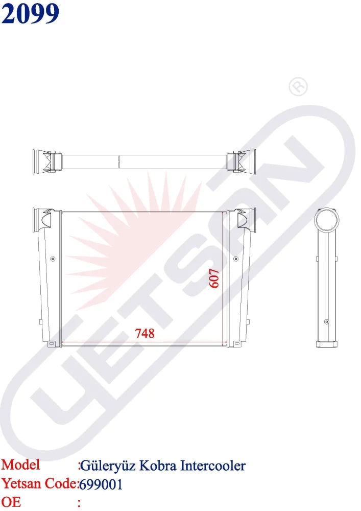 Guleryuz Kobra Intercooler