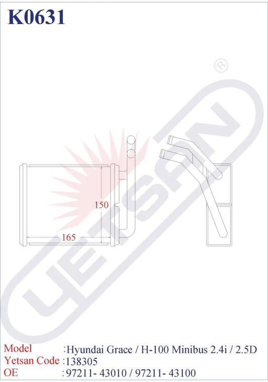 Hyundai Grace / H-100 Minibus 2.4I 2.5D 2.6D