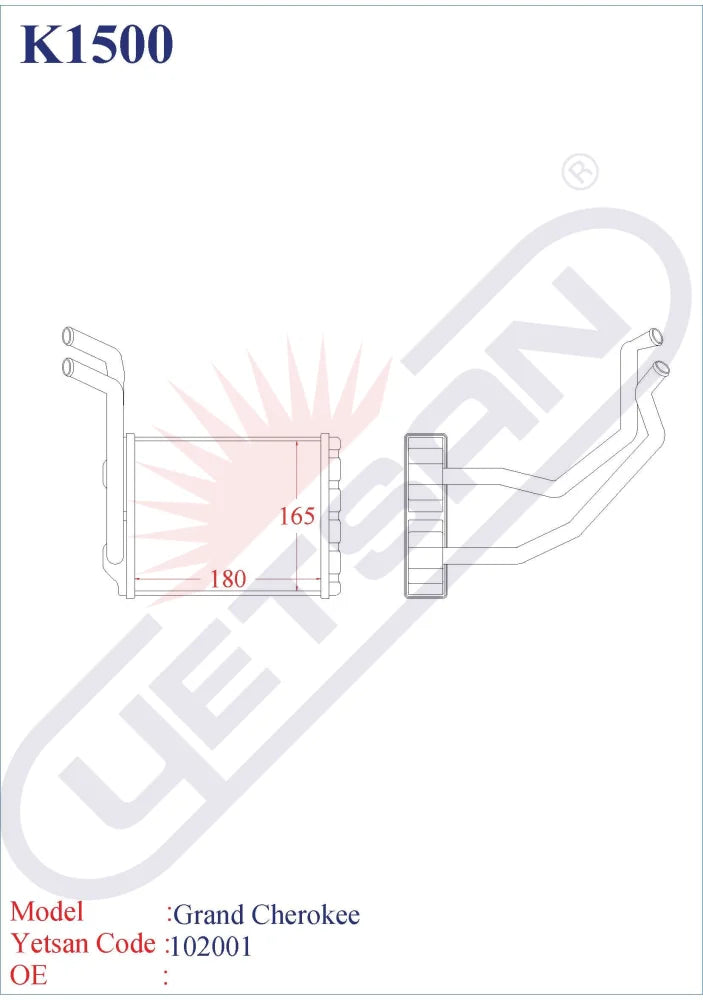JEEP Grand Cherokee Yetsan Catalog