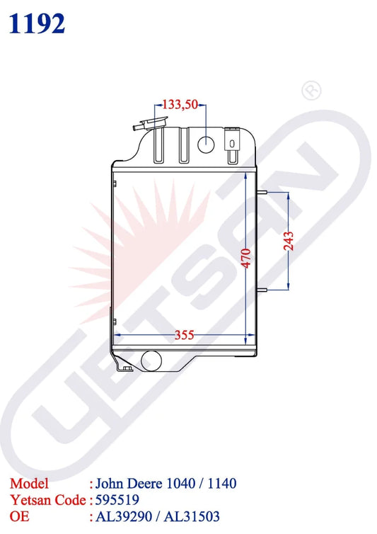 John Deere 1040-1140