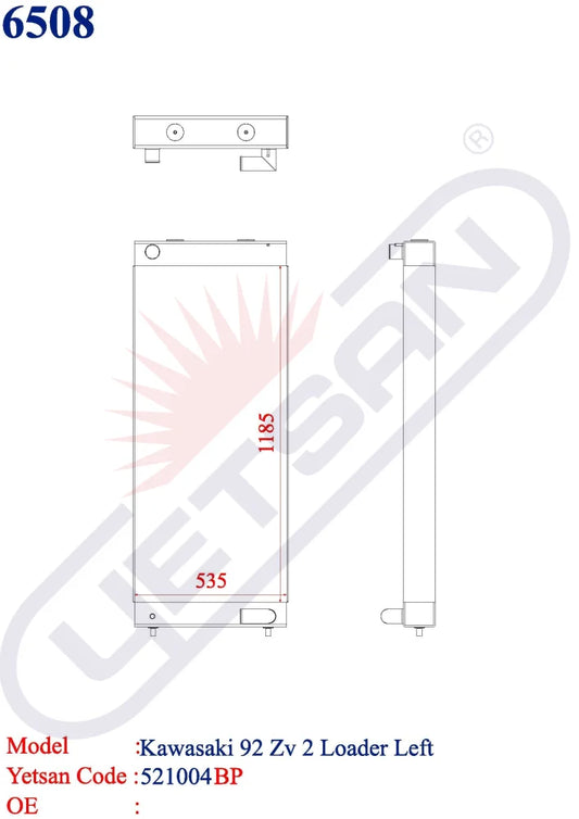 Kawasaki 92 Zv 2 Loader For Left Side