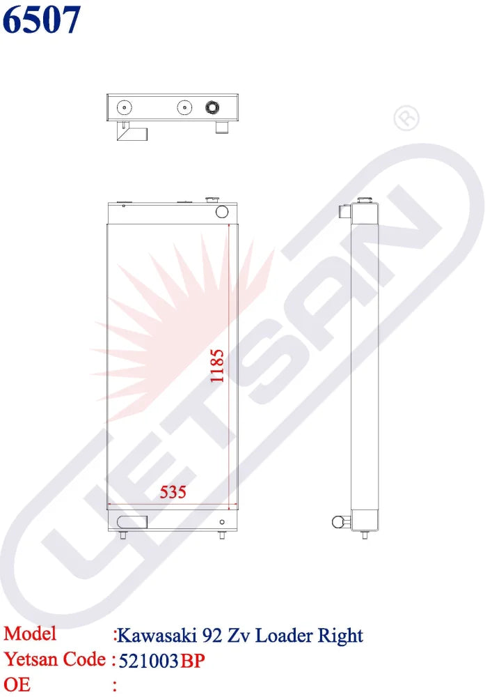 Kawasaki 92 Zv 2 Loader For Right Side