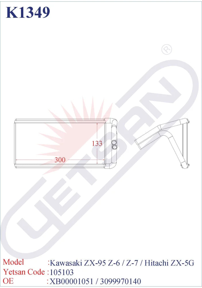 Kawasaki Zx-95 Z-6 / Z-7 Hitachi Zx200-5G Zx240-5G Zx280-5G Zx330-5G Zx470-5G